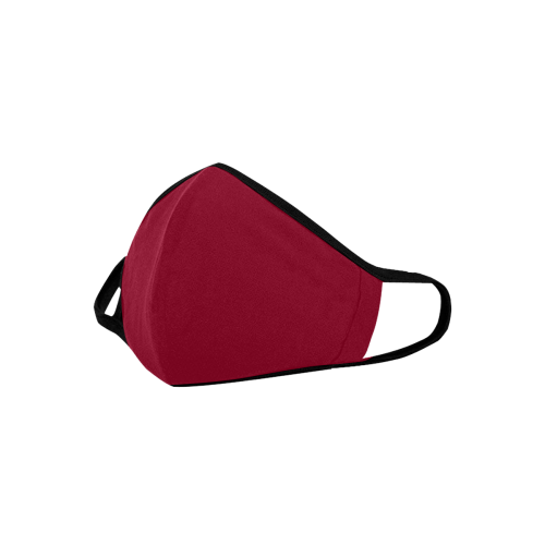 Burgundy Red Mouth Mask