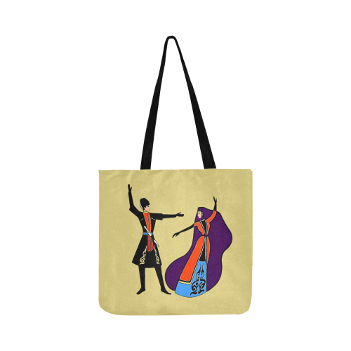 Armenian Folk Dance Reusable Shopping Bag Model 1660 (Two sides)