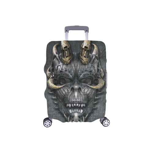 Creepy Demon Skull Luggage Cover/Small 18"-21"