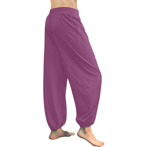 Deep Orchid Women's All Over Print Harem Pants (Model L18)