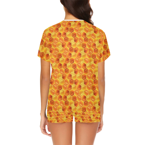 Honeycomb Women's Short Pajama Set