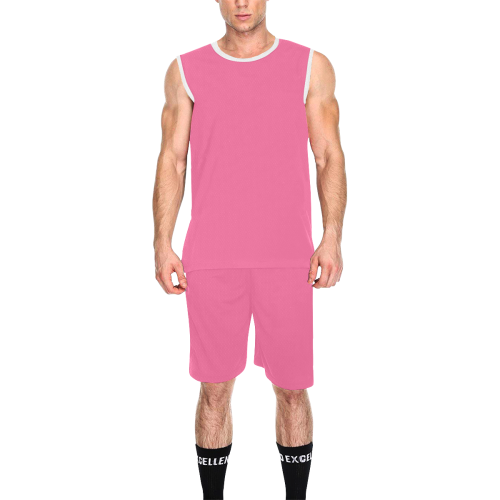 color French pink All Over Print Basketball Uniform