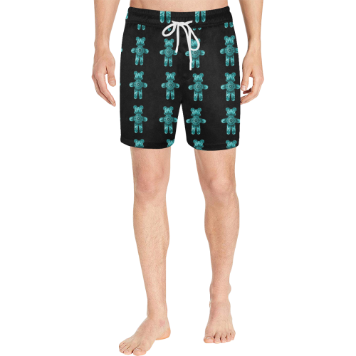nounours 1i Men's Mid-Length Swim Shorts (Model L39)