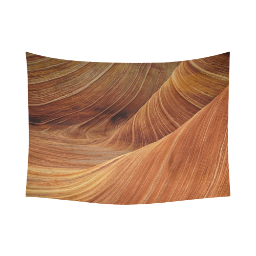Sandstone Cotton Linen Wall Tapestry 80"x 60"