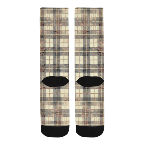 Old Pattern by K.Merske Men's Custom Socks