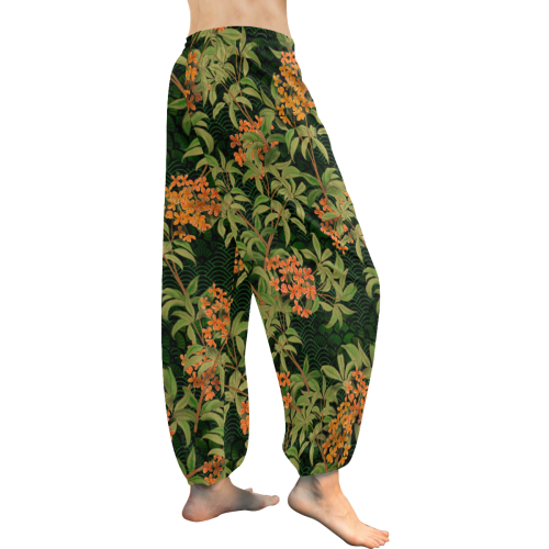 Kinmokusei Women's All Over Print Harem Pants (Model L18)