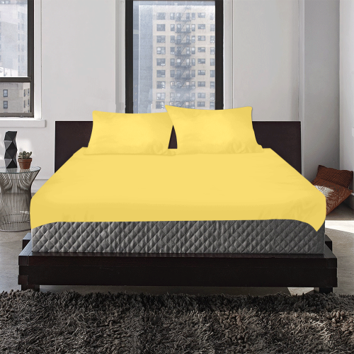 color mustard 3-Piece Bedding Set