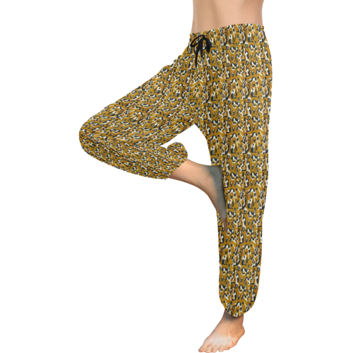 Graphic illusion Women's All Over Print Harem Pants (Model L18)