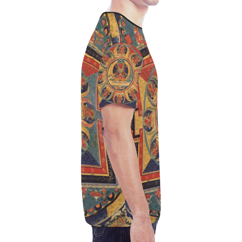 Protection, by Ivan Venerucci Italian Style New All Over Print T-shirt for Men/Large Size (Model T45)