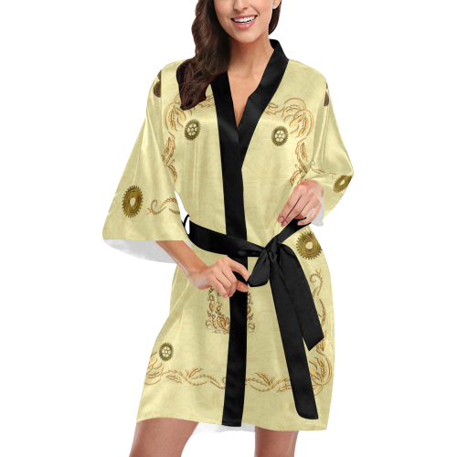 Steampunk Teddybear Kimono Robe