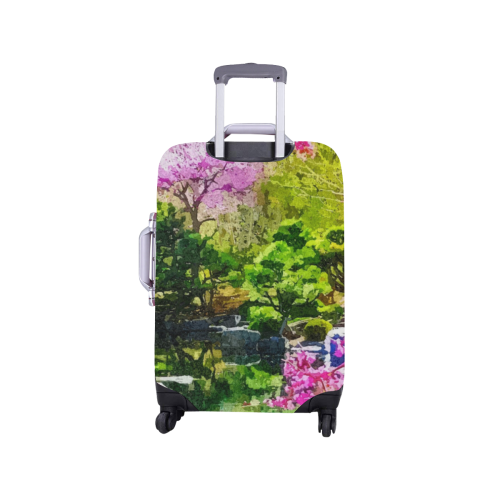 oriental garden Luggage Cover/Small 18"-21"
