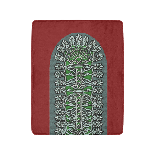Ancient Assyrian Art Ultra-Soft Micro Fleece Blanket 40"x50"