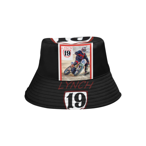 NIGHT 19 All Over Print Bucket Hat for Men