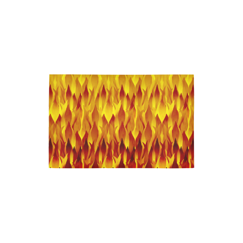 Hot Fire and Flames Halloween Decor Area Rug 2'7"x 1'8‘’