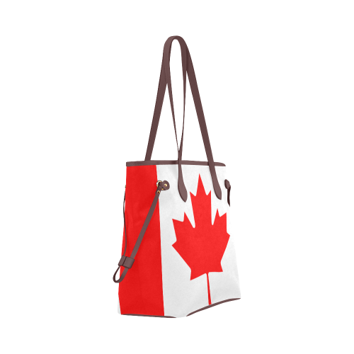 Canada Flag Clover Canvas Tote Bag (Model 1661)