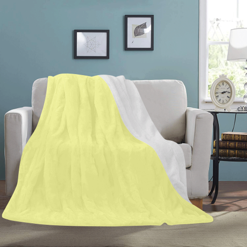color canary yellow Ultra-Soft Micro Fleece Blanket 54''x70''