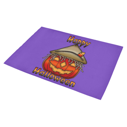 Happy Halloween Scarecrow Jack Azalea Doormat 30" x 18" (Sponge Material)