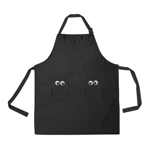 Funny Googly Eyes All Over Print Apron
