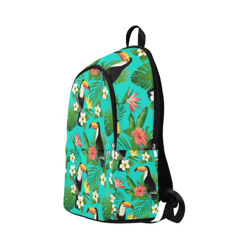 Tropical Summer Toucan Pattern Fabric Backpack for Adult (Model 1659)