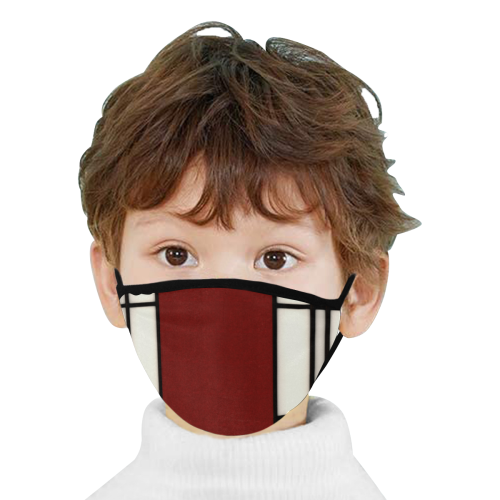 japanese inspired shoji art design community face mask Mouth Mask (60 Filters Included) (Non-medical Products)
