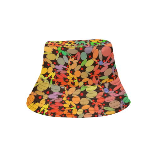 Power Flowers 318B by JamColors All Over Print Bucket Hat