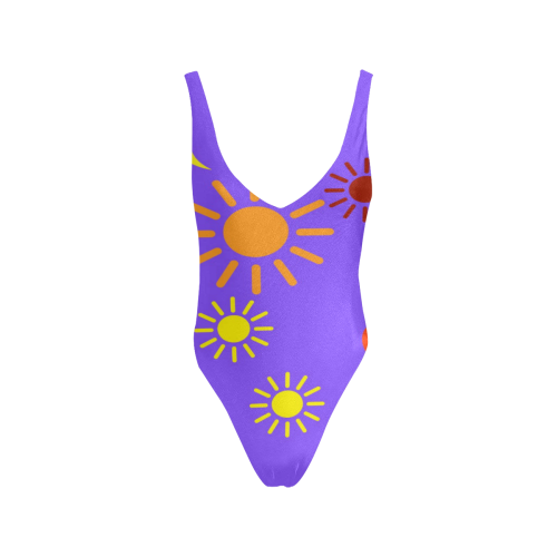 Sun and Fun Sexy Low Back One-Piece Swimsuit (Model S09)