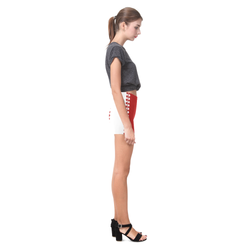 Classic Canada Shorts Women's Briseis Skinny Shorts (Model L04)