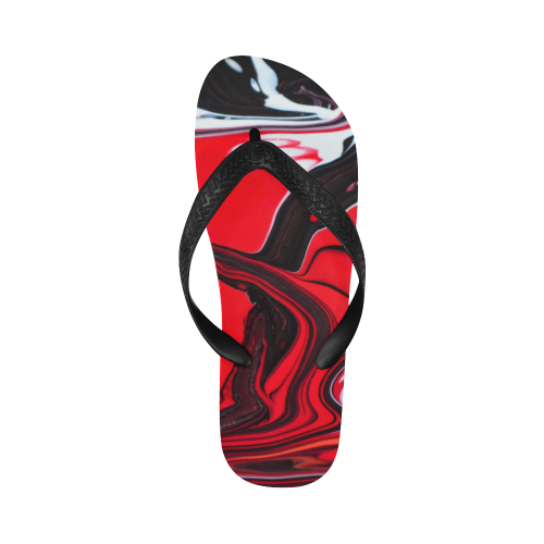 Fluid Red 2 Flip Flops for Men/Women (Model 040)