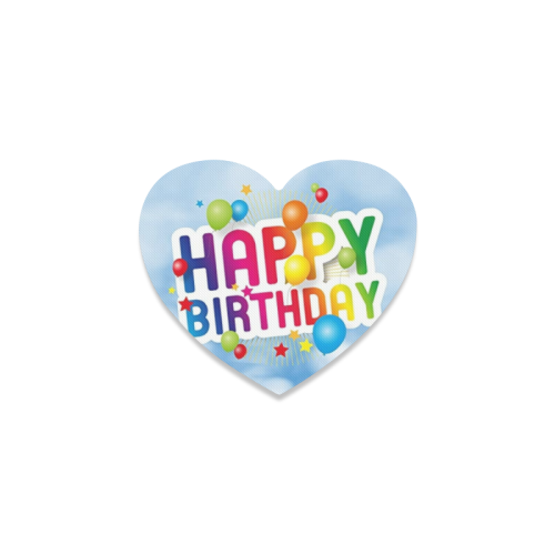 Happy Birthday Heart Coaster