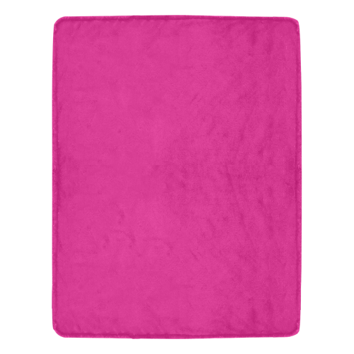 color Barbie pink Ultra-Soft Micro Fleece Blanket 54''x70''