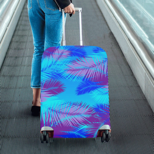 Summer Island pop art design Luggage Cover/Medium 22"-25"