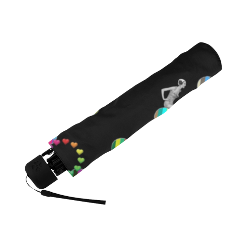Rainbow Polka Anti-UV Foldable Umbrella (Underside Printing) (U07)