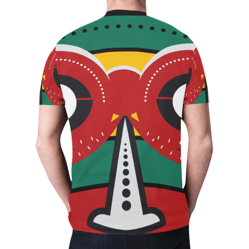 totem tribal New All Over Print T-shirt for Men/Large Size (Model T45)