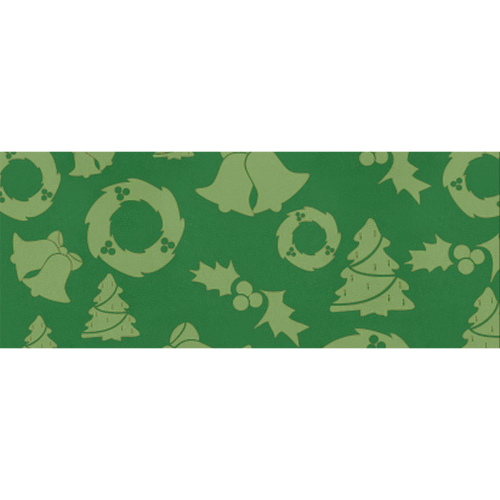 Christmas Pattern green Gift Wrapping Paper 58"x 23" (5 Rolls)