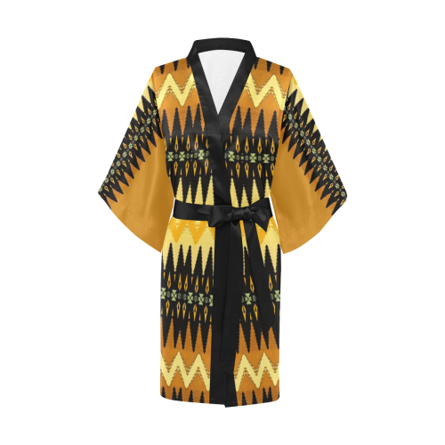 Native American Arrow Head Design Kimono Robe