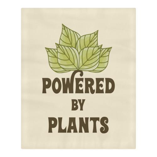 Powered by Plants (vegan) 3-Piece Bedding Set