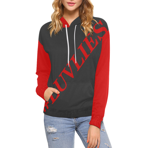 #LUVLIES MALE HOODIES All Over Print Hoodie for Women (USA Size) (Model H13)