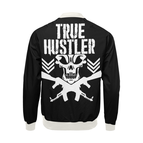 True Hustler BJacket All Over Print Bomber Jacket for Men/Large Size (Model H19)