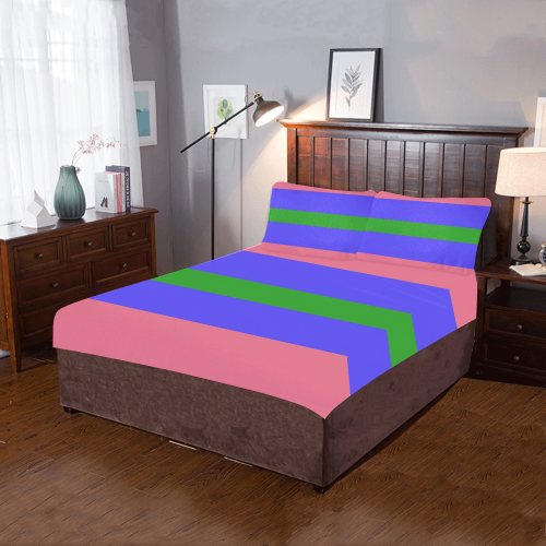 Trigender Flag 3-Piece Bedding Set