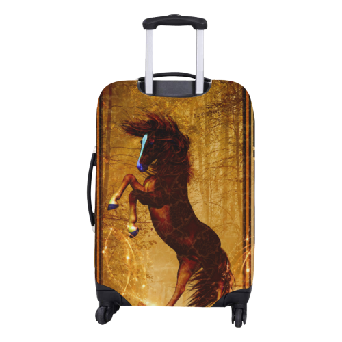 Awesome horse, vintage background Luggage Cover/Medium 22"-25"