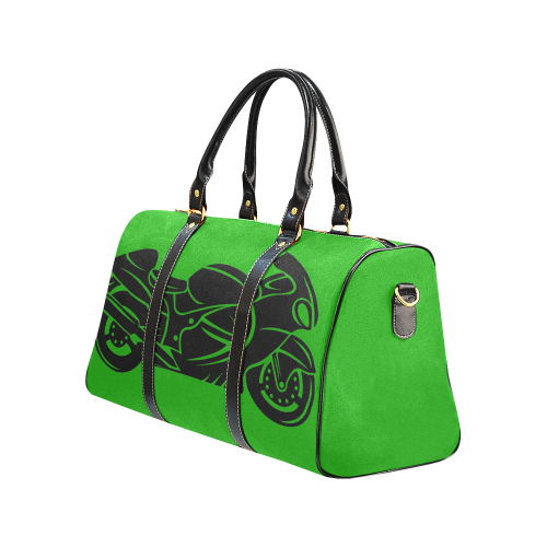 Busa Green New Waterproof Travel Bag/Large (Model 1639)