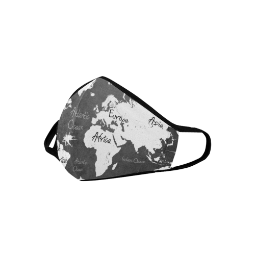 world map Mouth Mask