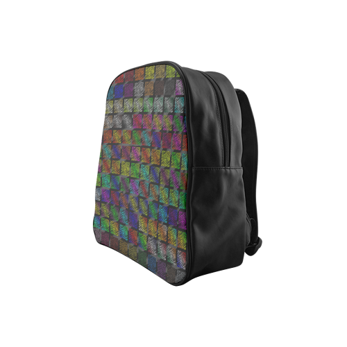 Ripped SpaceTime Stripes Collection School Backpack (Model 1601)(Small)