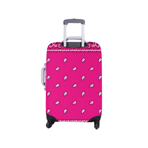 KERCHIEF PATTERN PINK Luggage Cover/Small 18"-21"
