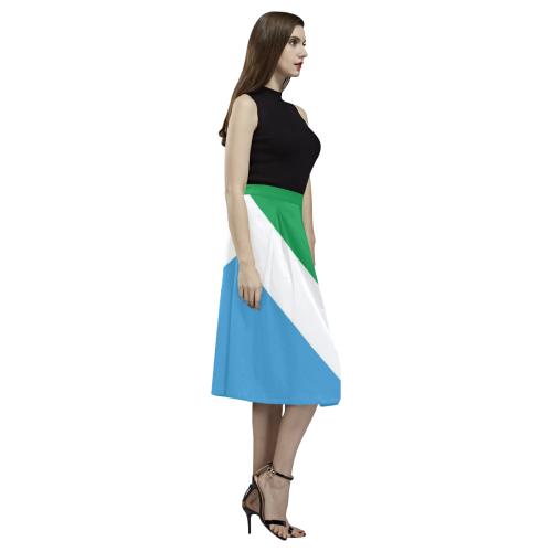 Vegan Flag Aoede Crepe Skirt (Model D16)