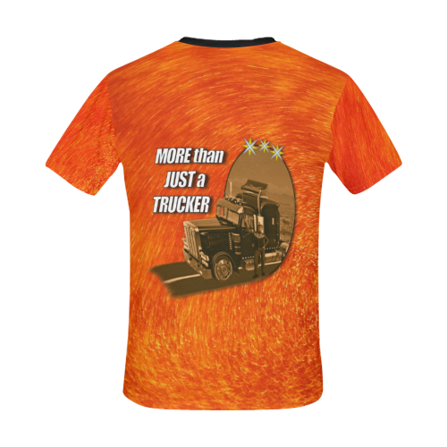 More than just a trucker All Over Print T-Shirt for Men/Large Size (USA Size) Model T40)