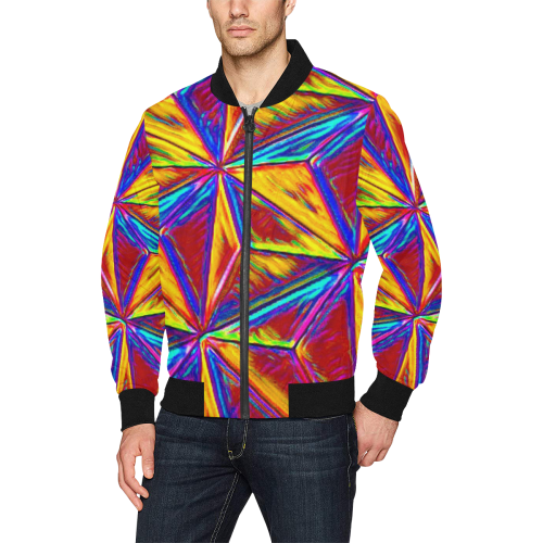Vivid Life  by JamColors All Over Print Bomber Jacket for Men (Model H31)
