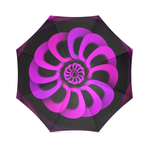 Pink rose Foldable Umbrella (Model U01)