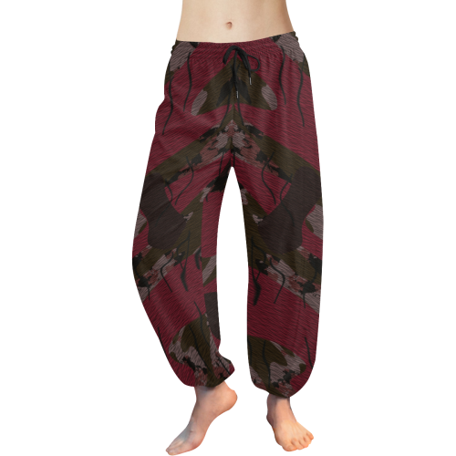 022222 Women's All Over Print Harem Pants (Model L18)