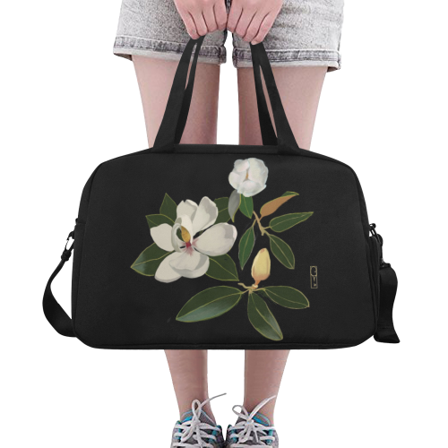 Traveling Magnolia Fitness Handbag (Model 1671)